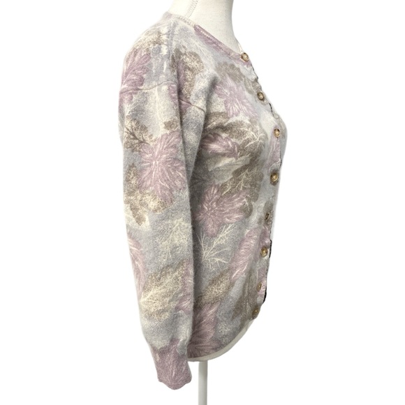 Magnolia Vintage Pastel Floral Cardigan Size M - Picture 6 of 7